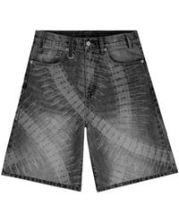 Bravest Studios - Bullet Graphic-Print Denim Shorts - Lyst