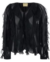 Momoní - Canela Ruffled Blouse - Lyst