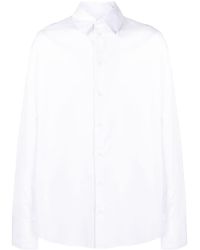 424 - Button-up Cotton-blend Shirt - Lyst