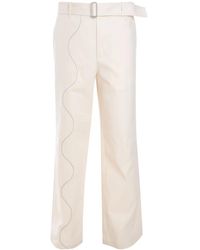 MSGM - Straight-Leg Trousers - Lyst