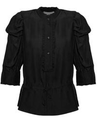 Munthe - Top Con Volantes Y Cordones - Lyst