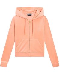 Juicy Couture - Robertson Velvet-Texture Hoodie - Lyst