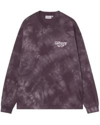 Carhartt - L/S Radiate Tie-Dye Long-Sleeve Sweatshirt - Lyst