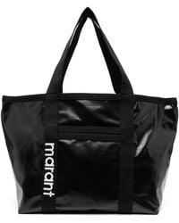 Isabel Marant - Darwen Logo-Embroidered Tote Bag - Lyst