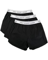 Polo Ralph Lauren - Logo-Waistband 3-Pack Boxer Shorts - Lyst