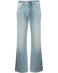 Gauchère - Two-Tone Straight-Leg Jeans - Lyst