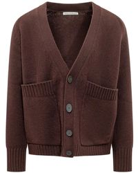Studio Nicholson - Cardigan Mit V-Ausschnitt - Lyst