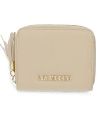 Love Moschino - Logo-Plaque Tassel Wallet - Lyst