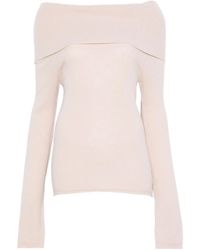 Roberto Collina - Maglione Con Spalle Scoperte - Lyst