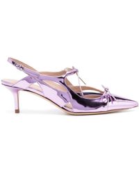 SCAROSSO - Love 60mm Patent-leather Pumps - Lyst