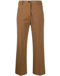 Semicouture - Pantalon ample à coupe courte - Lyst