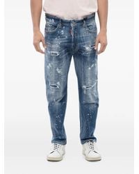 DSquared² - Jean Bro Fit À Ornements En Cristal - Lyst