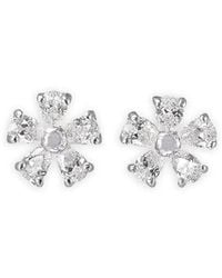 Anabela Chan - 14K And Rhodium Vermeil Mini Marguerite Diamond Earrings - Lyst
