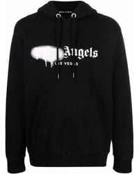 Palm Angels - Las Vegas Sprayed-logo Hoodie - Lyst