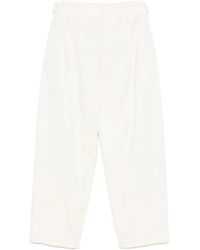 Lemaire - Tapered-Hose mit Bundfalten - Lyst