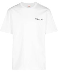 Supreme - Logo-Print Cotton T-Shirt - Lyst