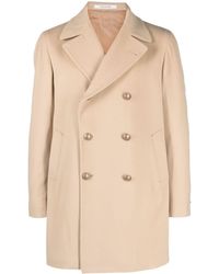 Tagliatore - Double-breasted Felted Coat - Lyst
