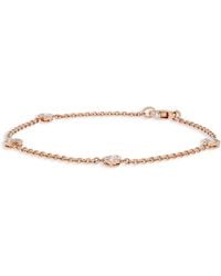 Pragnell - 18Kt Rose Sundance Diamond Bracelet - Lyst
