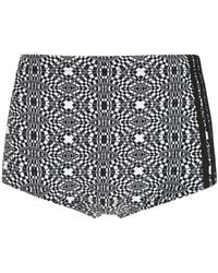 Amir Slama - Bañador slip a rayas con estampado geométrico - Lyst