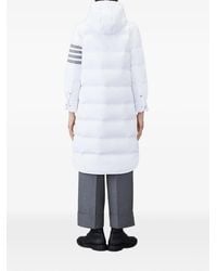 Thom Browne - Side-Stripe-Detail Padded Coat - Lyst
