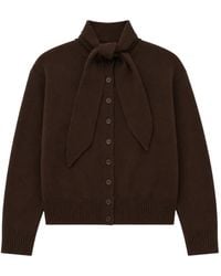Chinti & Parker - Tie-Neck Button-Up Cardigan - Lyst