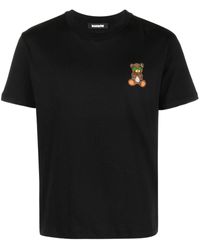 Barrow - Teddy Bear-print Cotton T-shirt - Lyst