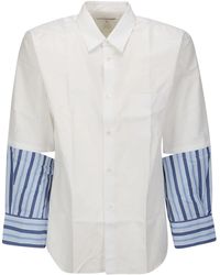Comme des Garçons - ストライプディテール シャツ - Lyst