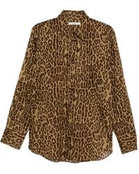 6397 - Camisa con estampado de leopardo - Lyst