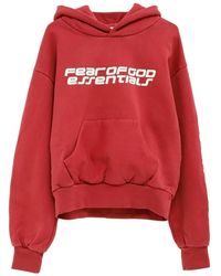 Fear Of God - Logo-Print Hoodie - Lyst