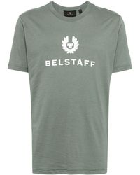 Belstaff - T-shirt en coton à logo imprimé - Lyst