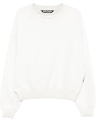 Palm Angels - Crew-Neck Cotton Sweatshirt - Lyst