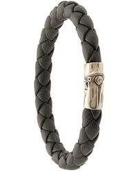 John Hardy Pulsera con detalle con diseño de bambú - Negro