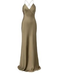 Il Volo - Muse V-Neck Cross-Strap Dress - Lyst