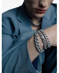 Emanuele Bicocchi - Engraved Flourish Chain Bracelet - Lyst
