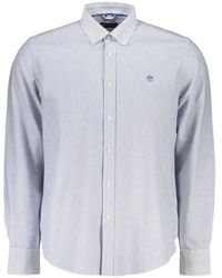 North Sails - Striped Button-Down Shirt - Lyst