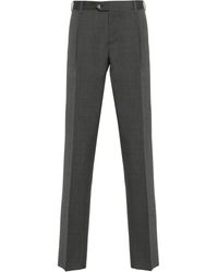 Lardini - Pressed-crease Tailored Trousers - Lyst