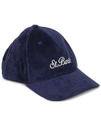 Mc2 Saint Barth - Casquette En Velours Côtelé - Lyst