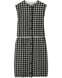 Burberry - Houndstooth-pattern Convertible Dress - Lyst