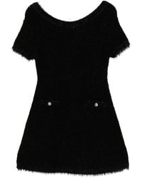 Juun.J - Logo-Patched Knit Dress - Lyst