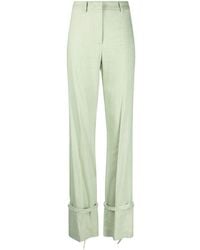 Patrizia Pepe - Twill Buckled-ankle Trousers - Lyst