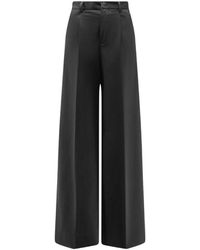 Hevò - Torreveneri Wide-Leg Darted Trousers - Lyst