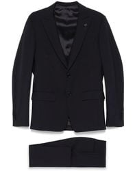 Lardini - Brooch-Detail Suit - Lyst