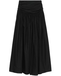 Matteau - High-waisted Cotton Maxi Skirt - Lyst