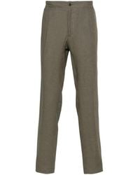 Kiton - Linen Tailored Trousers - Lyst