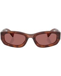 Miu Miu - Mu B04S Logo Sunglasses - Lyst