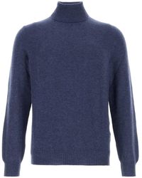 Fedeli - Turtleneck Cashmere Sweater - Lyst
