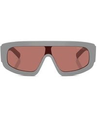 Prada - Shield-Frame Sunglasses - Lyst