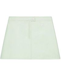 Courreges - Minigonna Reedition Con Logo - Lyst