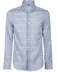 Fedeli - Floral-print Shirt - Lyst