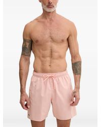 Lacoste - Short De Bain À Patch Logo - Lyst